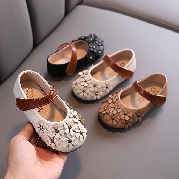 Baby Girls' Leather First Walkers