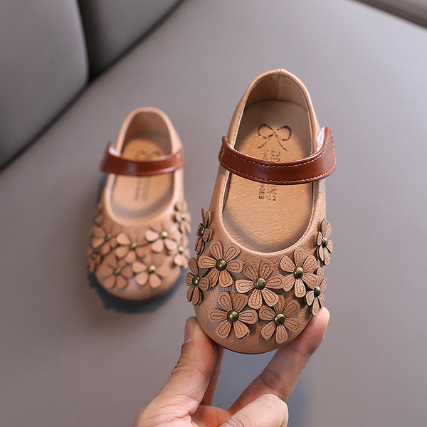 Baby Girls' Leather First Walkers