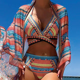 Retro Ethnic Style Swimsuit