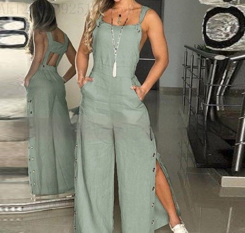 Wide-Leg Jumpsuit