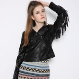 Tassel Leather Jacket