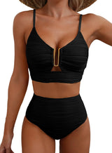V-Neck Bikini Set