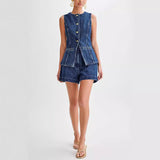 Denim Suit Set